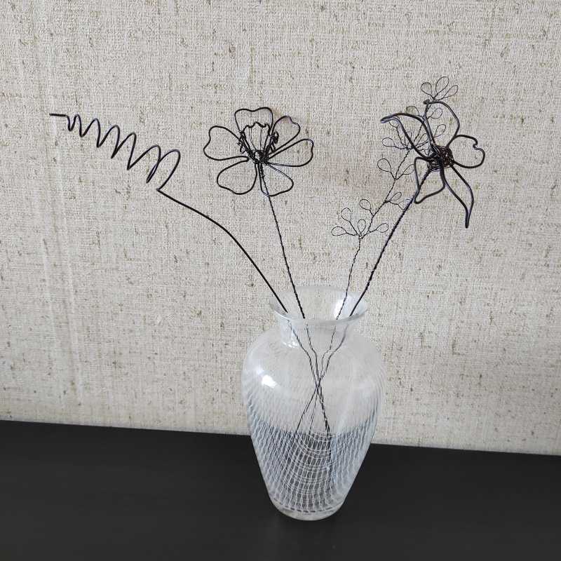 Drátované květiny