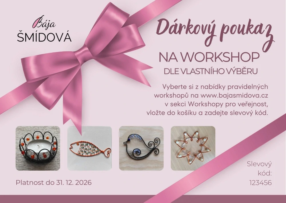 DÁRKOVÝ POUKAZ na workshop