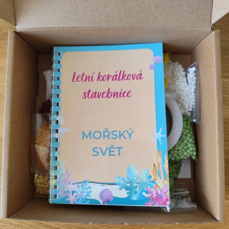 Letní korálková stavebnice MOŘSKÝ SVĚT