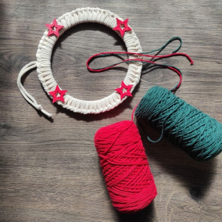 Workshop MACRAMÉ ADVENTNÍ VĚNEC