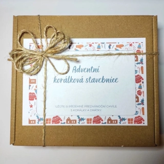 Adventní korálková stavebnice - 4 ks