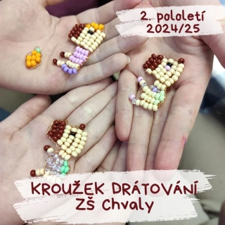 Kroužek drátování v ZŠ Chvaly
