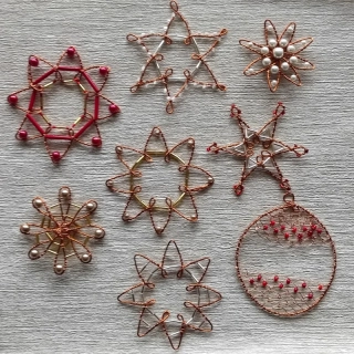 KREATIVNÍ VÍKEND - drátované vánoční ozdoby